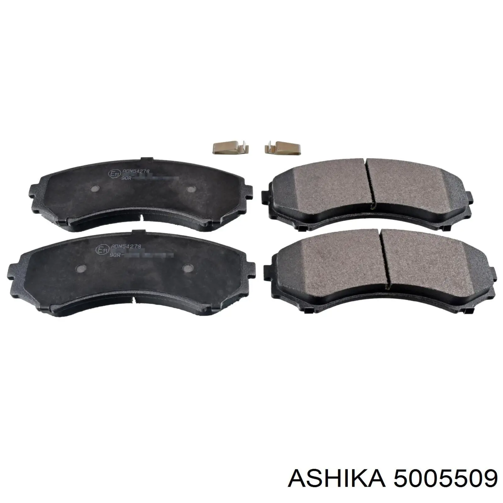 5005509 Ashika колодки гальмівні передні, дискові
