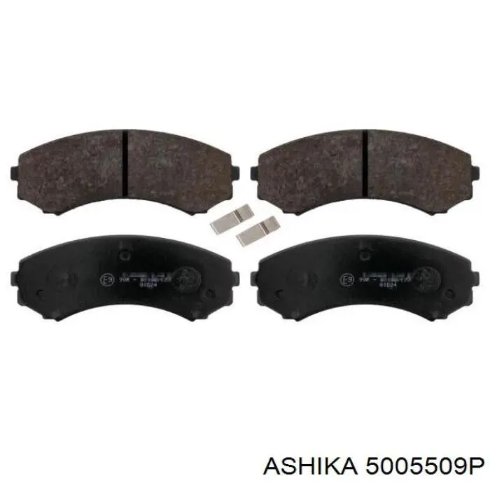 5005509P Ashika колодки гальмівні передні, дискові