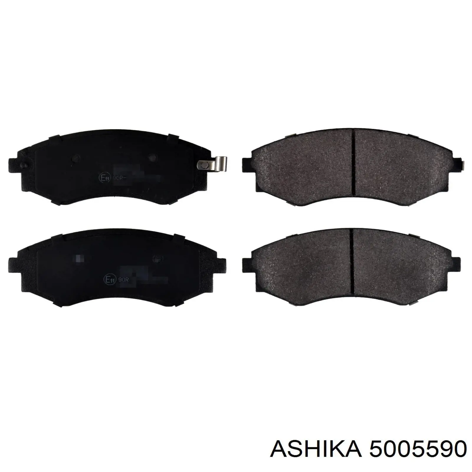 5005590 Ashika колодки гальмівні передні, дискові