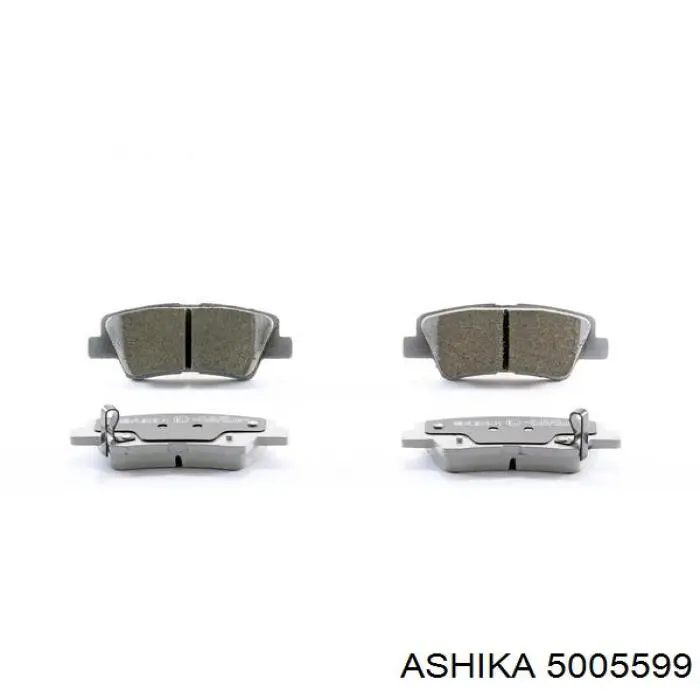 Передні тормозні колодки 5005599 Ashika
