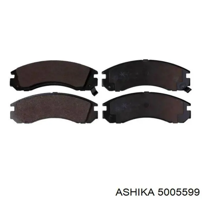 5005599 Ashika Передні гальмівні колодки
