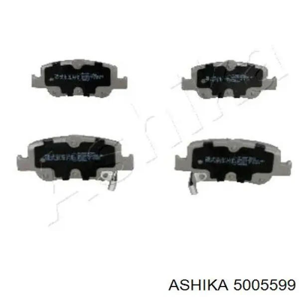 Гальмівні колодки Ashika 5005599 ціна, від 24.84 USD