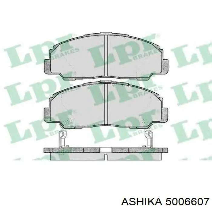 Колодки гальмівні передні, дискові 5006607 Ashika