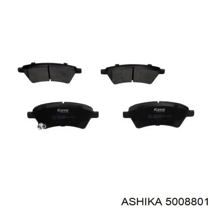 5008801 Ashika Передні гальмівні колодки