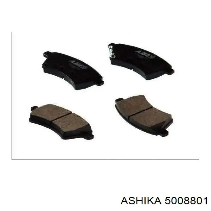 Гальмівні колодки Ashika 5008801 ціна, від 20.14 USD