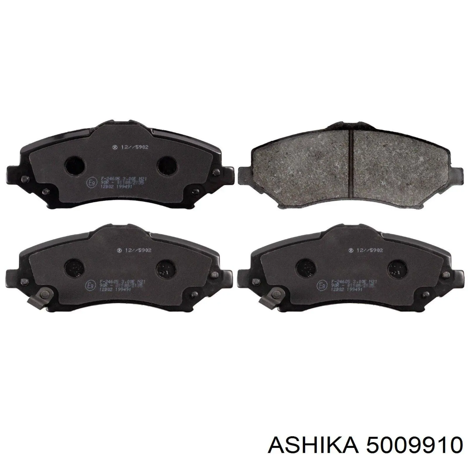 Гальмівні колодки Ashika 5009910 ціна, від 27.31 USD