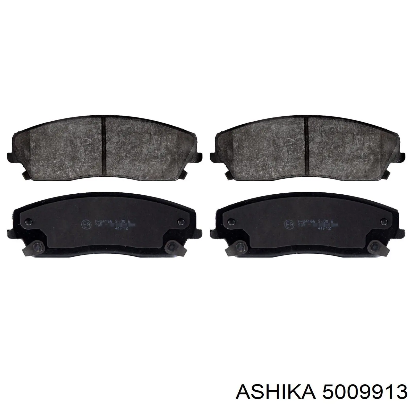 5009913 Ashika колодки гальмівні передні, дискові