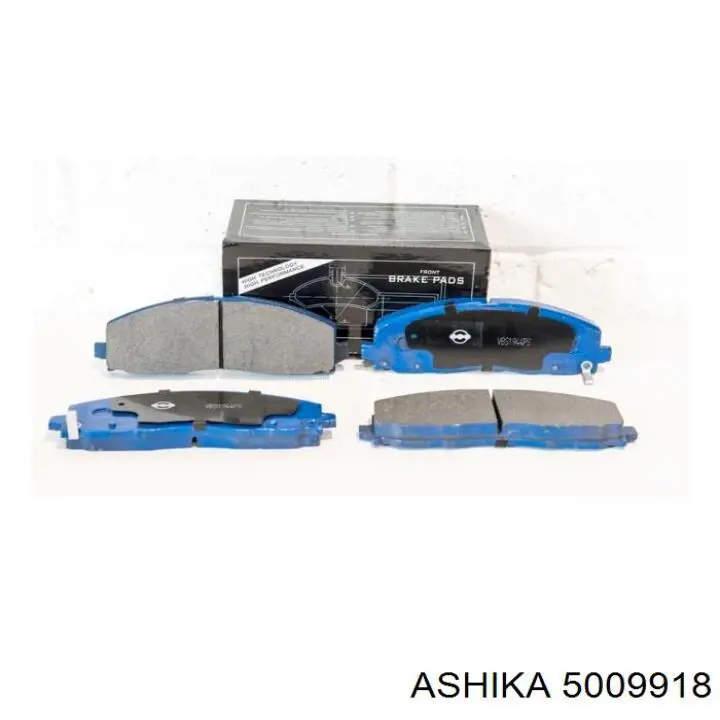 Гальмівні колодки Ashika 5009918 ціна, від 27.31 USD