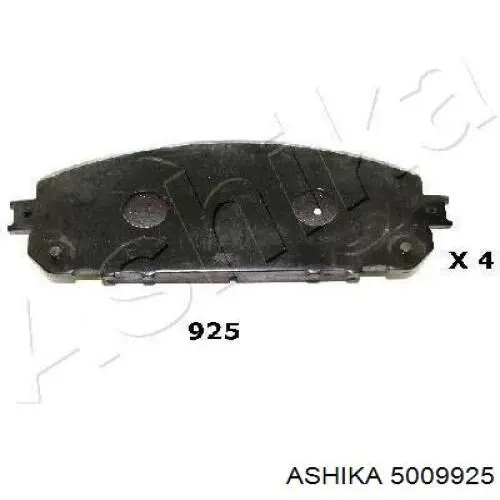 Гальмівні колодки Ashika 5009925 ціна, від 27.73 USD