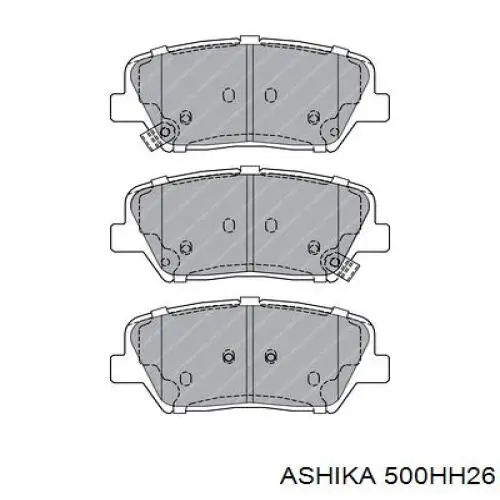 Колодки гальмівні передні, дискові 500HH26 Ashika