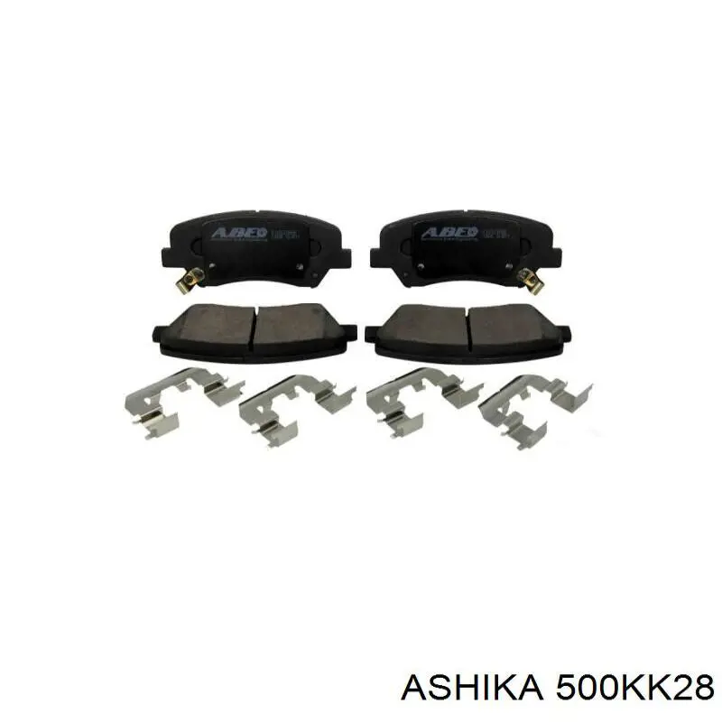 Гальмівні колодки Ashika 500KK28 ціна, від 25.34 USD