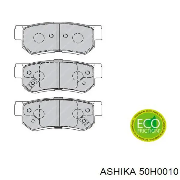 Купити 50H0010 Ashika Колодки гальмівні передні, дискові