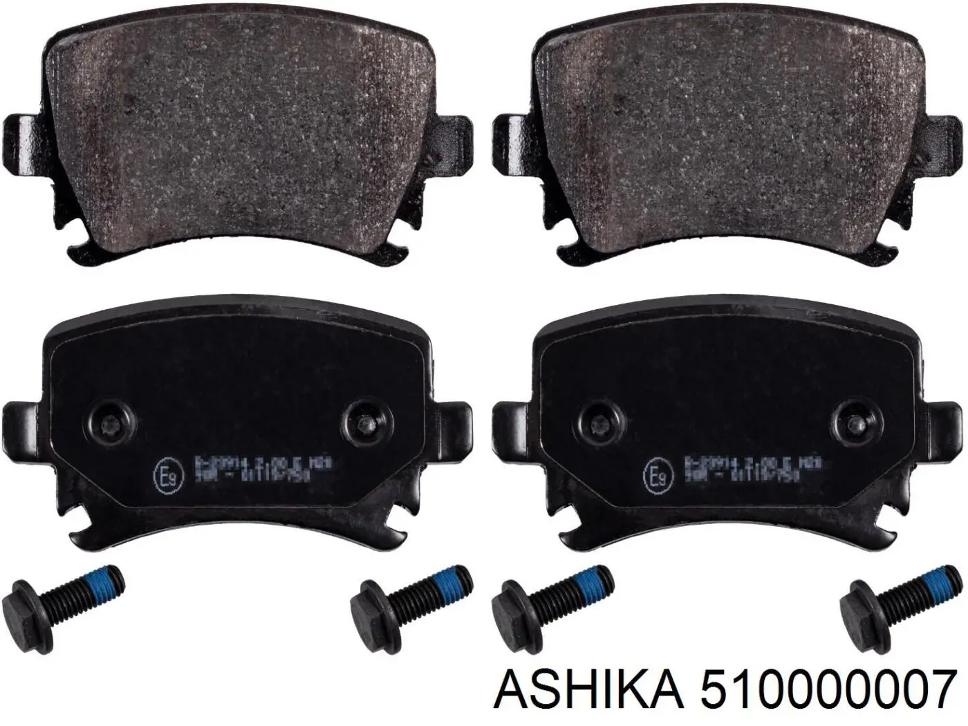 Купити 510000007 Ashika Задні колодки