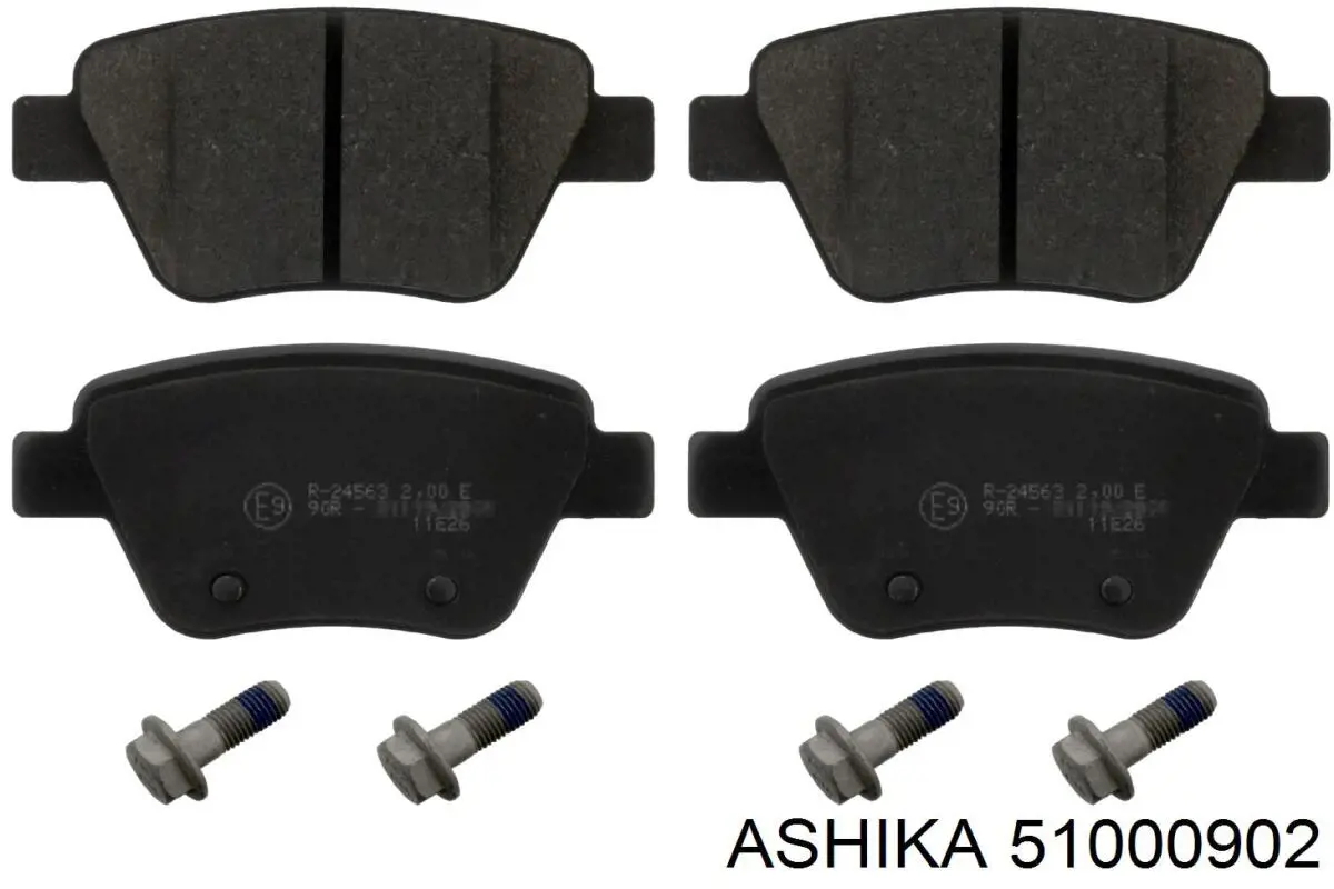 Задні гальмівні колодки Ashika 51000902 ціна, від 18.04 USD