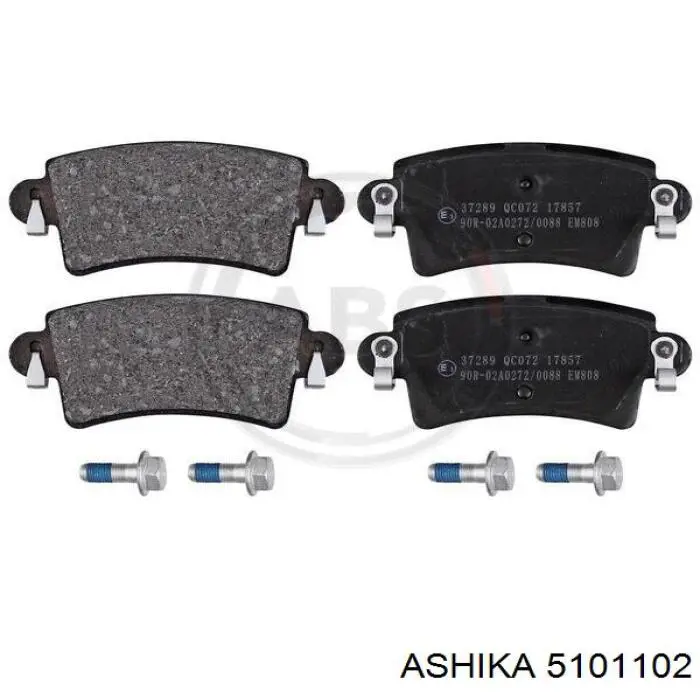Задні гальмівні колодки Ashika 5101102 ціна, від 18.03 USD