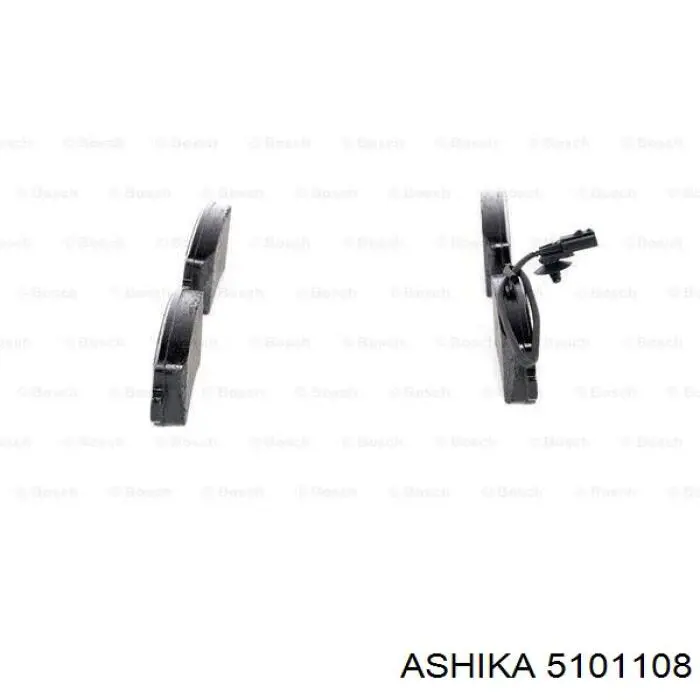 5101108 Ashika Колодки гальмівні задні, дискові