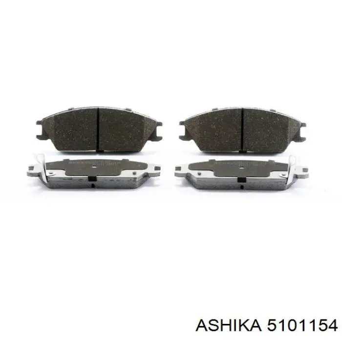 Задні гальмівні колодки Ashika 5101154 ціна, від 22.97 USD
