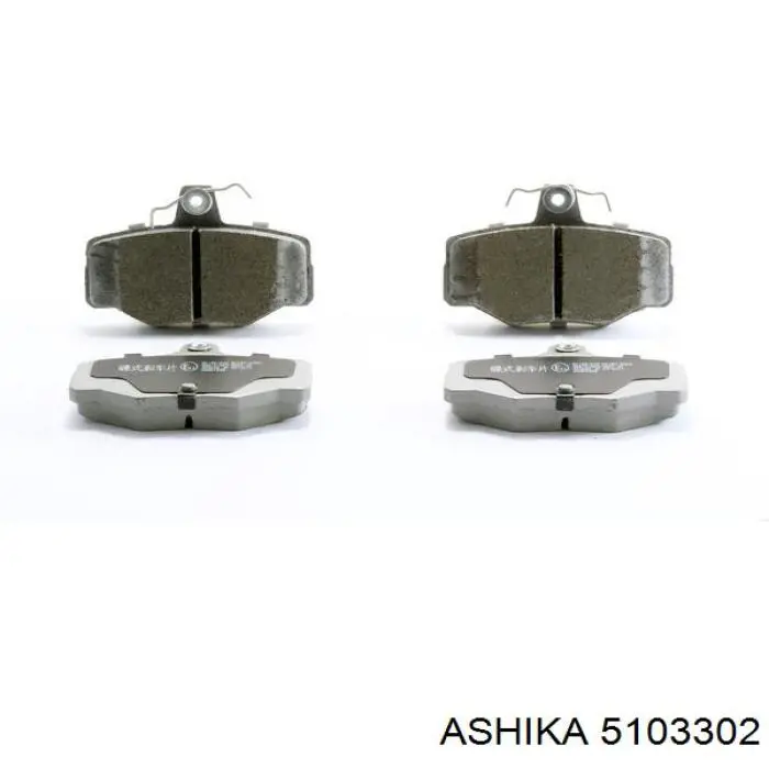 5103302 Ashika Колодки гальмівні задні, дискові