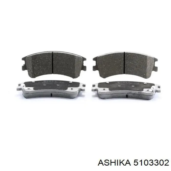 Купити 5103302 Ashika Задні колодки