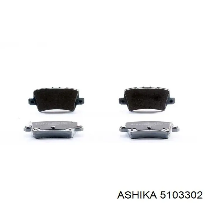 Купити 5103302 Ashika Задні колодки
