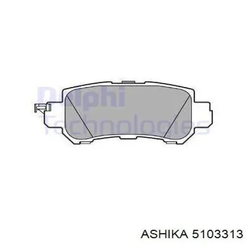 5103313 Ashika колодки гальмові задні, дискові