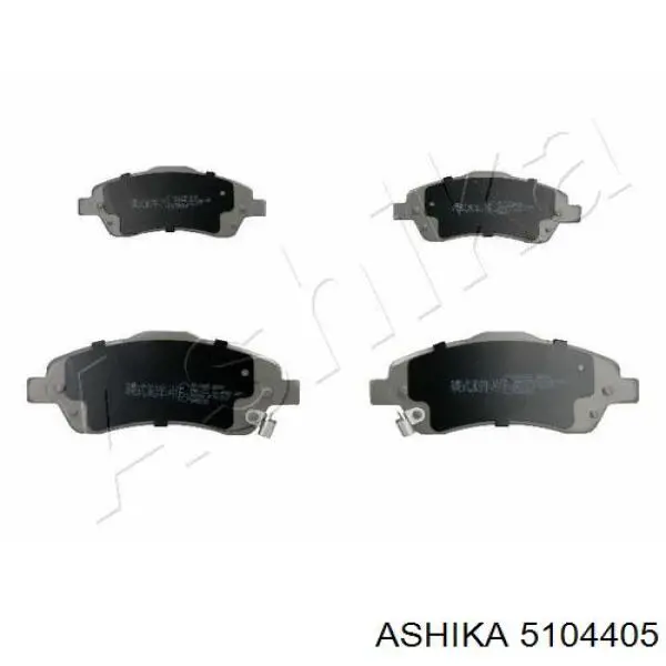 Задні дискові колодки Ashika 5104405