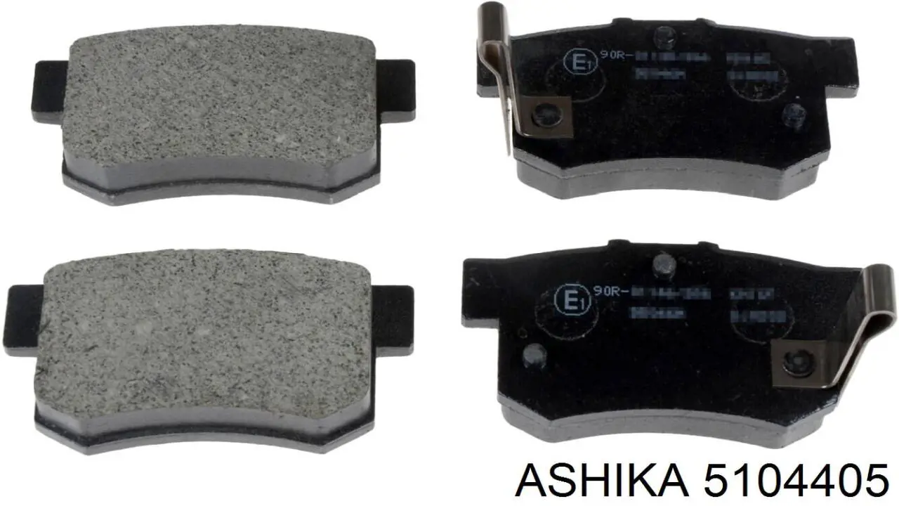 Задні гальмівні колодки Ashika 5104405 ціна, від 13.19 USD