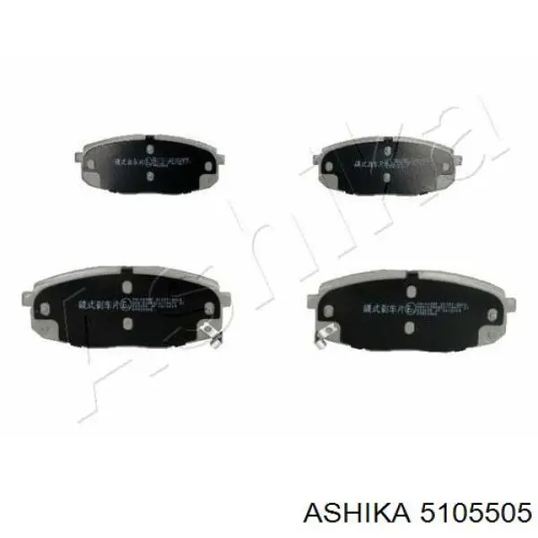 5105505 Ashika Колодки гальмівні задні, дискові