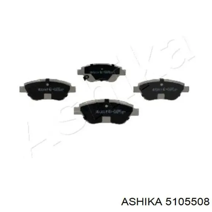 Задні гальмівні колодки 5105508 Ashika