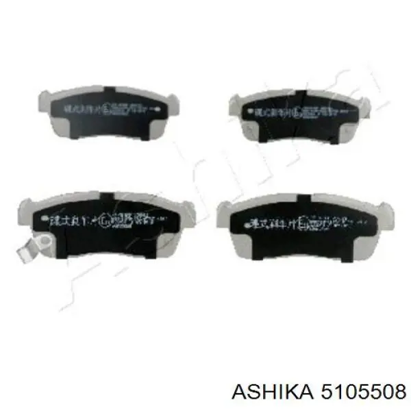 Задні гальмівні колодки Ashika 5105508 ціна, від 19.40 USD