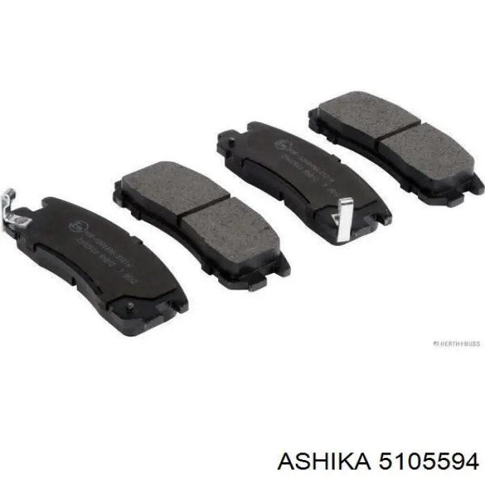 Задні гальмівні колодки Ashika 5105594 ціна, від 15.82 USD