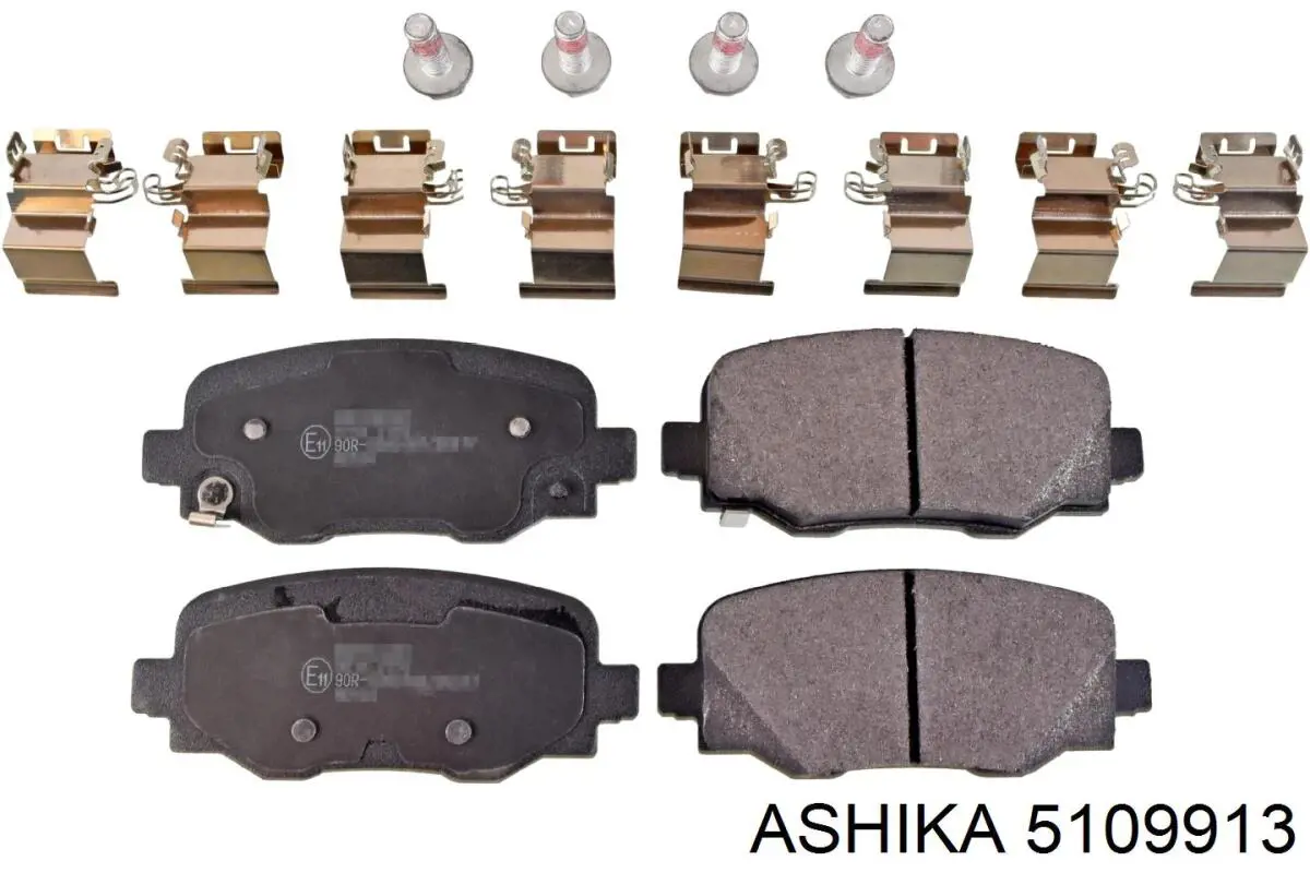 Задні гальмівні колодки Ashika 5109913 ціна, від 22.99 USD
