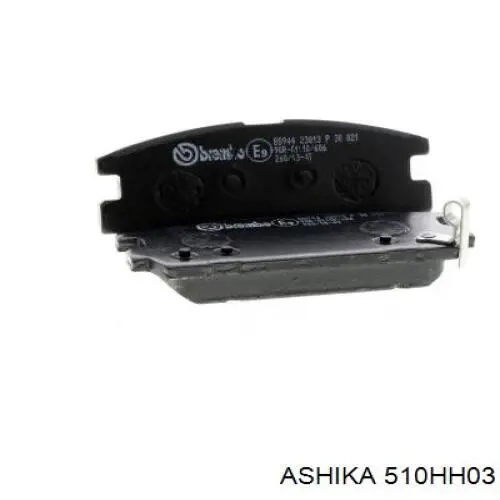 Купити 510HH03 Ashika Задні колодки