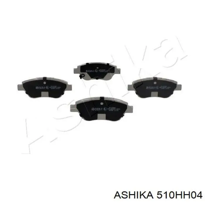 Задні гальмівні колодки 510HH04 Ashika