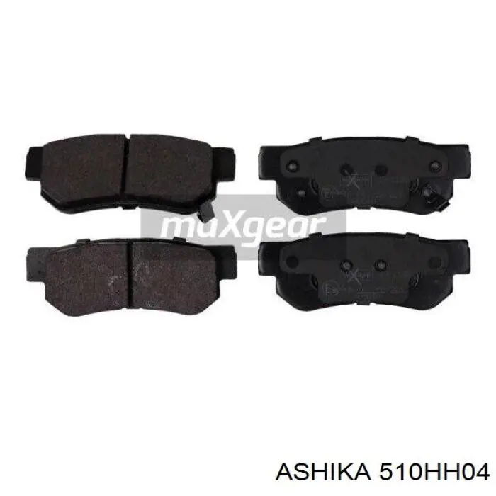 Задні гальмівні колодки Ashika 510HH04 ціна, від 16.64 USD