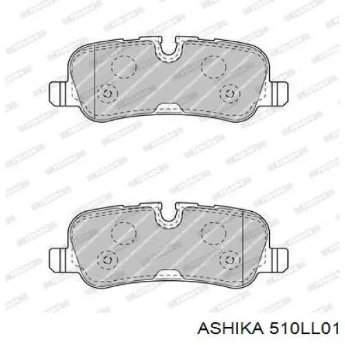 Купити 510LL01 Ashika Задні колодки