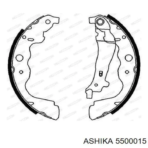 Колодки гальмові задні, барабанні Ashika 5500015 ціна, від 24.89 USD
