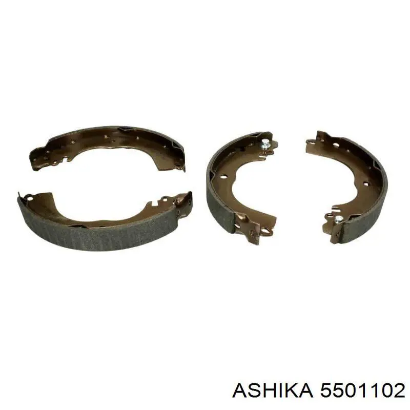 Колодки гальмові задні, барабанні Ashika 5501102 ціна, від 24.07 USD