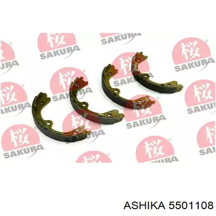 Колодки ручника 5501108 Ashika