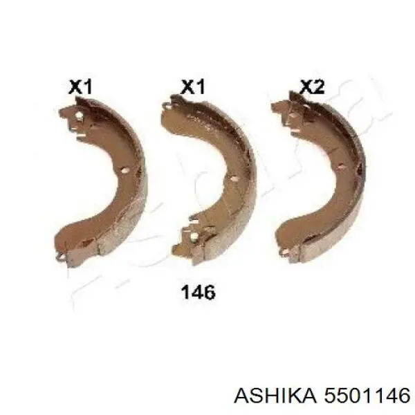 Колодки гальмові задні, барабанні Ashika 5501146 ціна, від 25.34 USD
