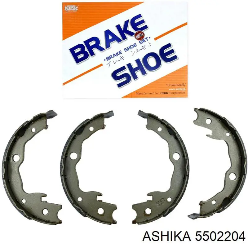 Гальма робочі задні ножні і гальмівні барабани Ashika 5502204