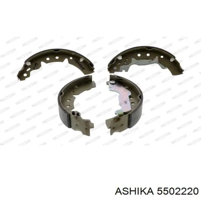 Колодки гальмові задні, барабанні Ashika 5502220 ціна, від 19.87 USD