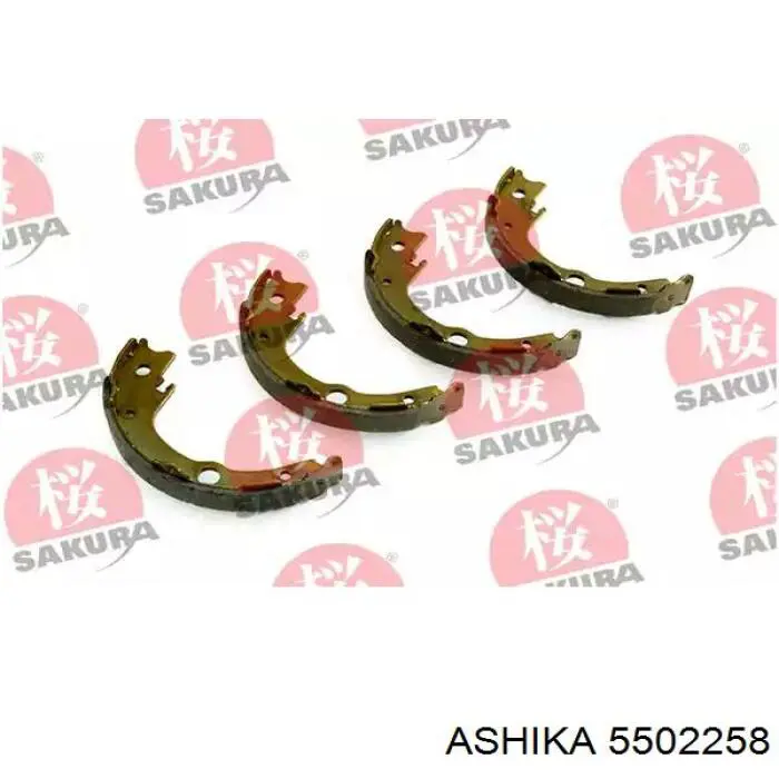 Колодки ручника / стоянкового гальма Ashika 5502258 ціна, від 22.14 USD