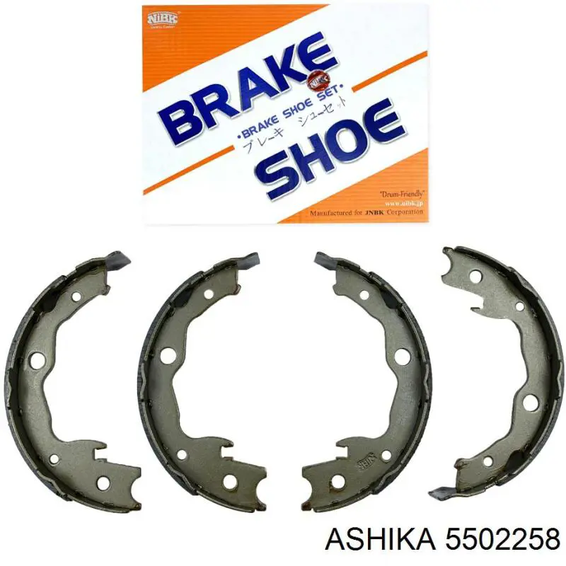 Колодки стоянкового гальма Ashika 5502258