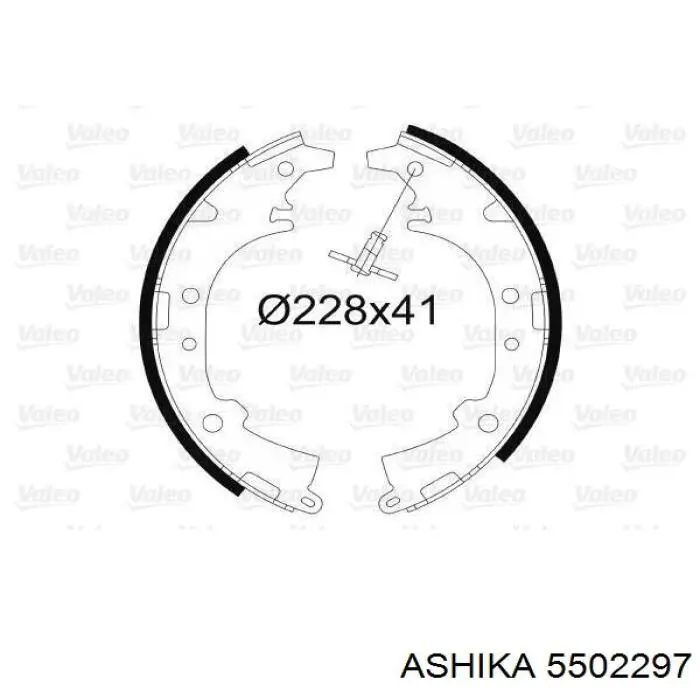 Купити 5502297 Ashika Колодки гальмові задні, барабанні