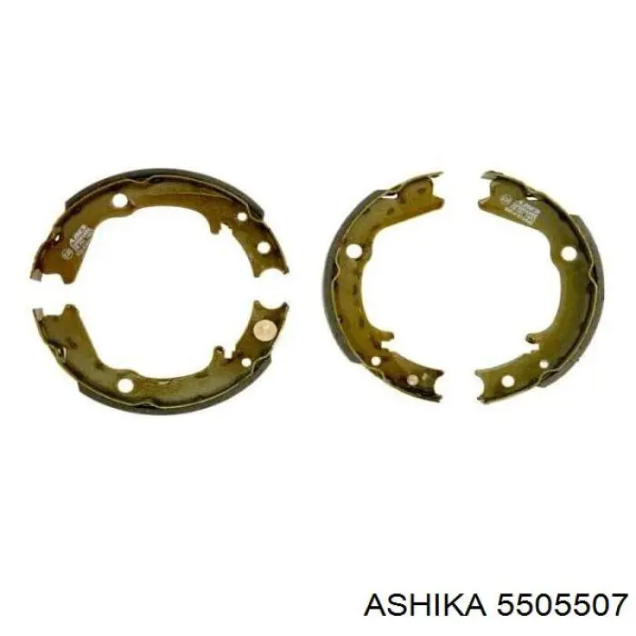 5505507 Ashika колодки гальмові задні, дискові