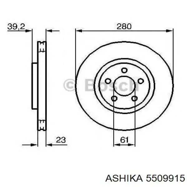 Купити 4383545 Chrysler Гальмівні колодки гальма стоянки