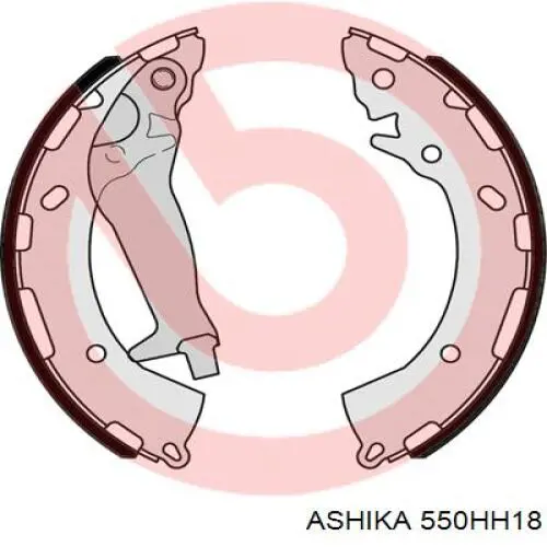 Колодки гальмові задні, барабанні Ashika 550HH18 ціна, від 23.28 USD