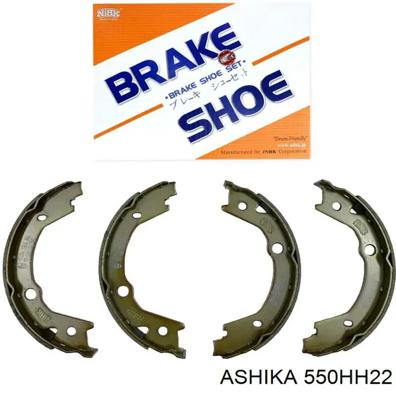 550HH22 Ashika Гальмівні колодки ручника
