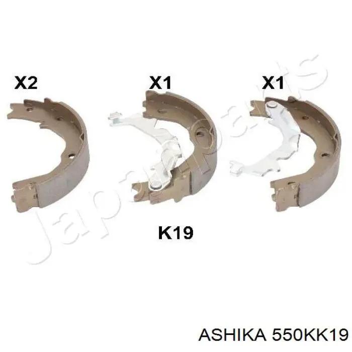 Колодки ручника / стоянкового гальма Hyundai/Kia 583504DA00 ціна, від 35.75 USD